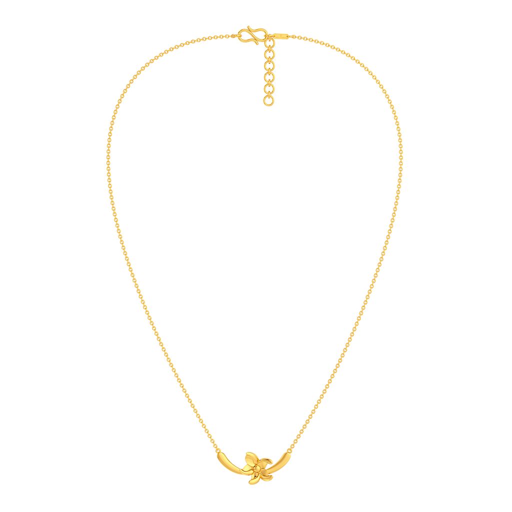 Morning Glory Gold Necklaces