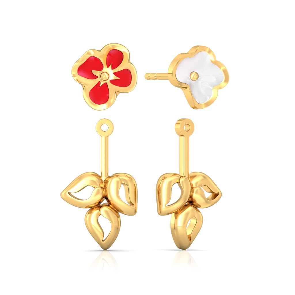 Retro Rose Gold Earrings
