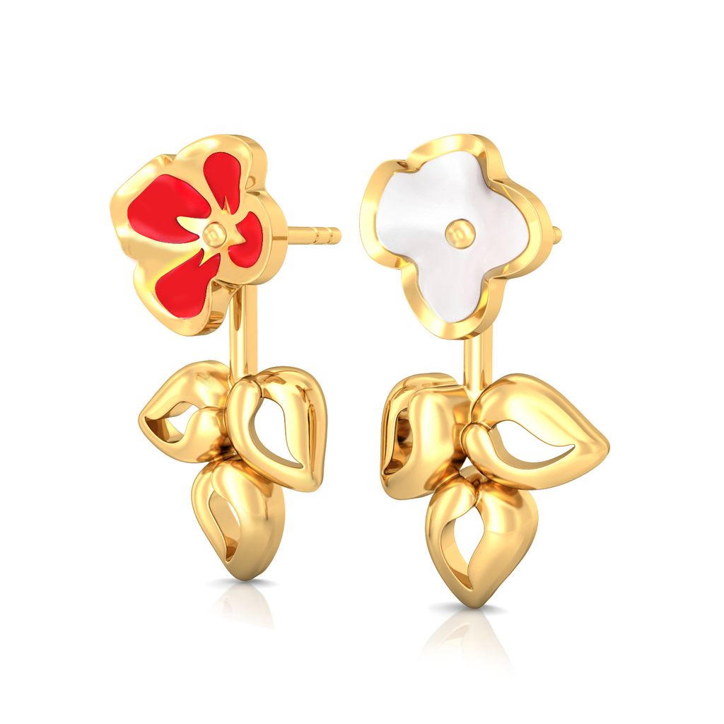 Retro Rose Gold Earrings