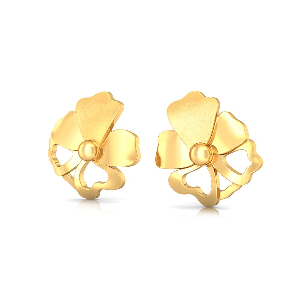 Taffeta Gold Earrings