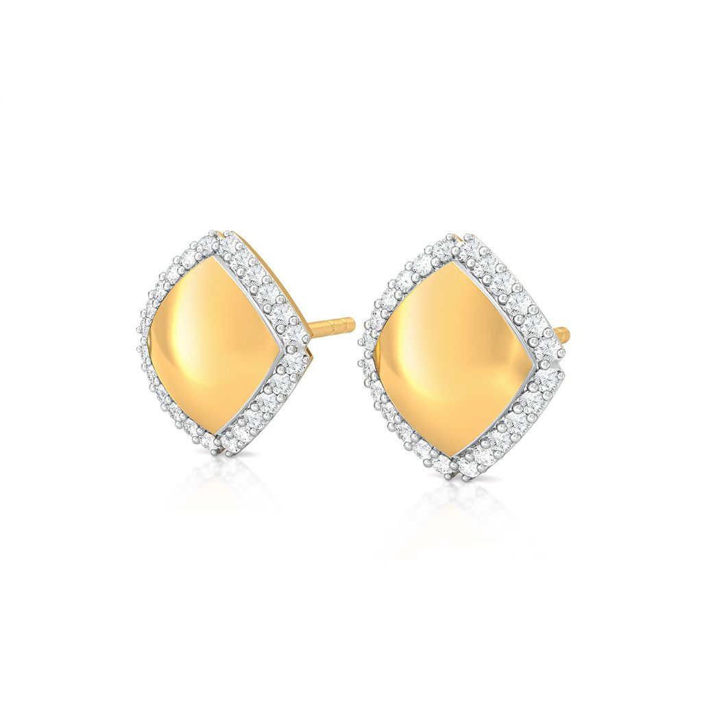 Hem of Gems Diamond Earrings