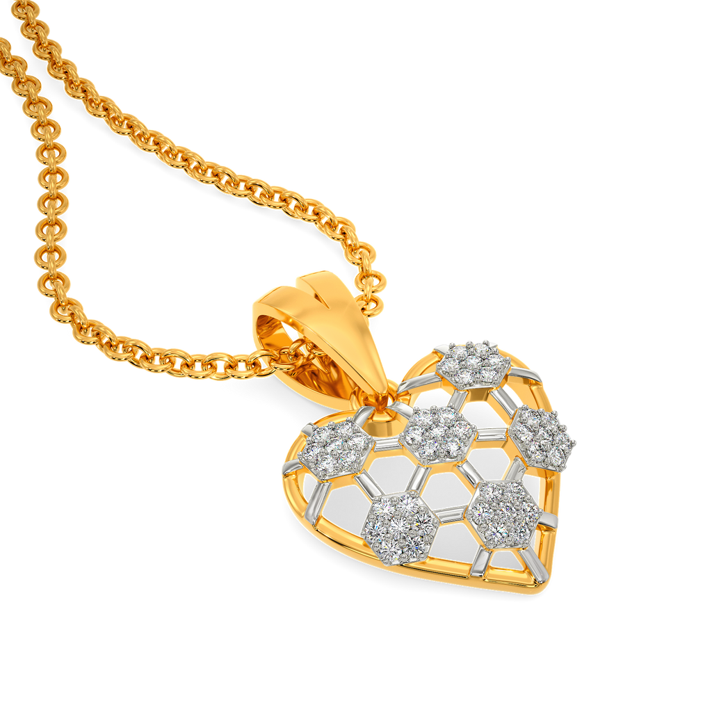 Lacey Love Story Diamond Pendants