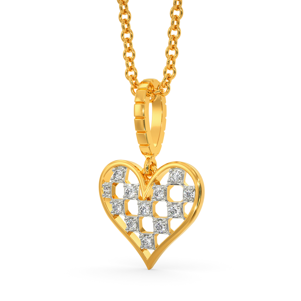 Being in Love Diamond Pendants