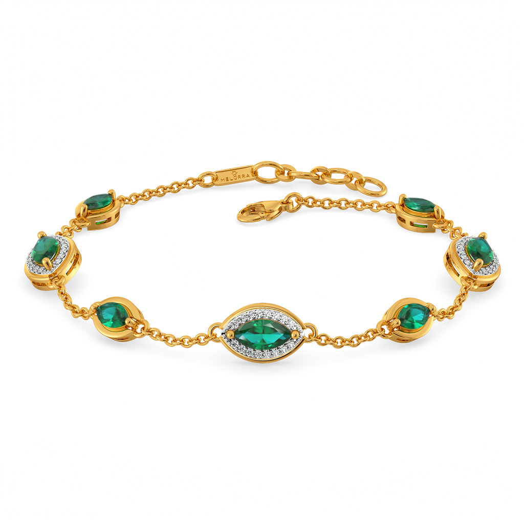 Green Glow Gemstone Bracelets