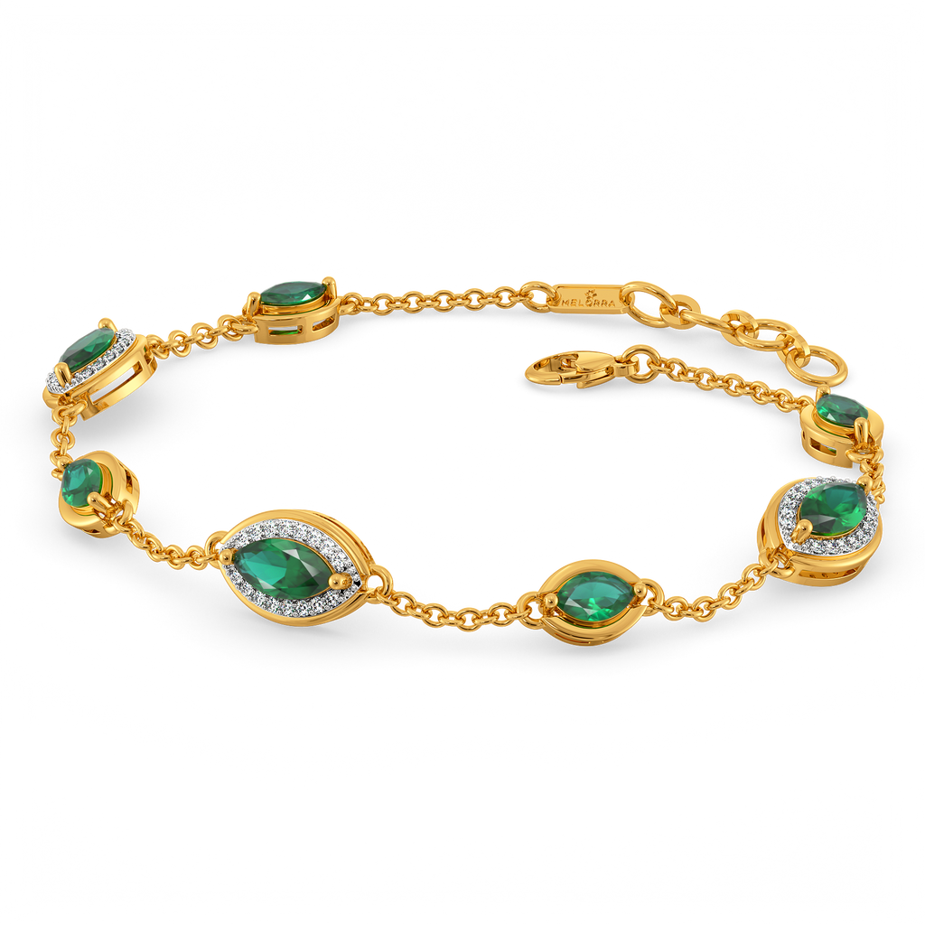 Green Glow Gemstone Bracelets