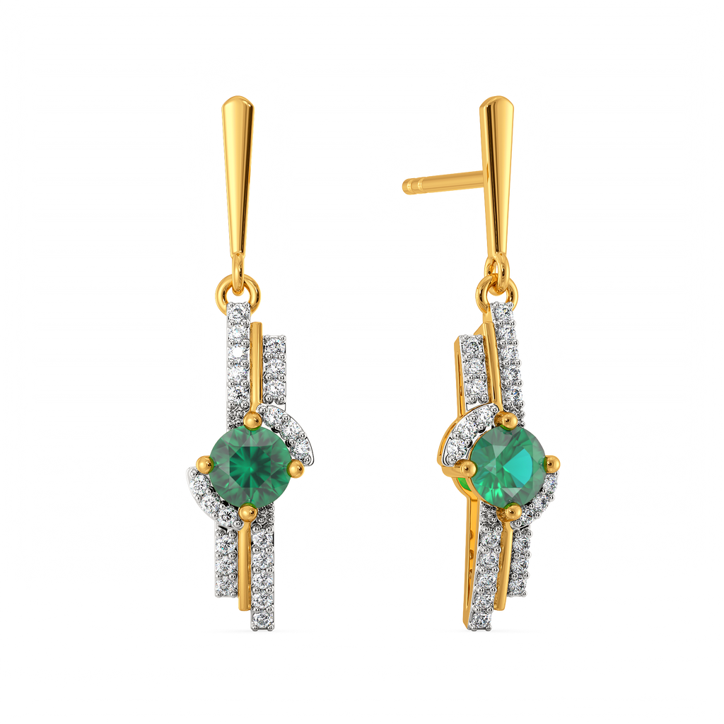 Botanical Radiance Gemstone Earrings