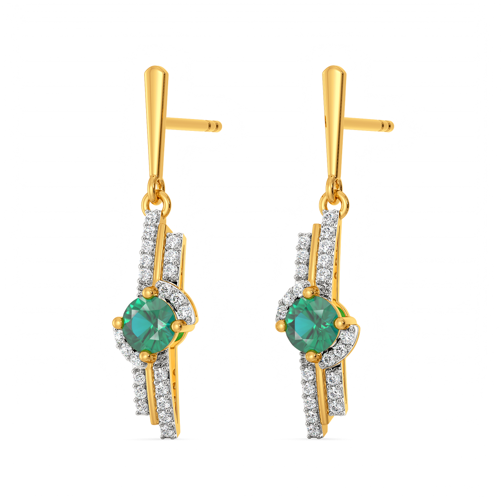 Botanical Radiance Gemstone Earrings