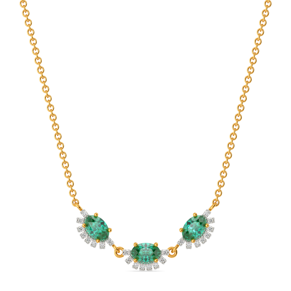 Botanical Radiance Gemstone Necklaces