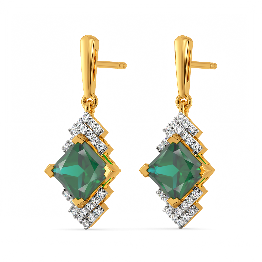 Citrusy Gemstone Earrings