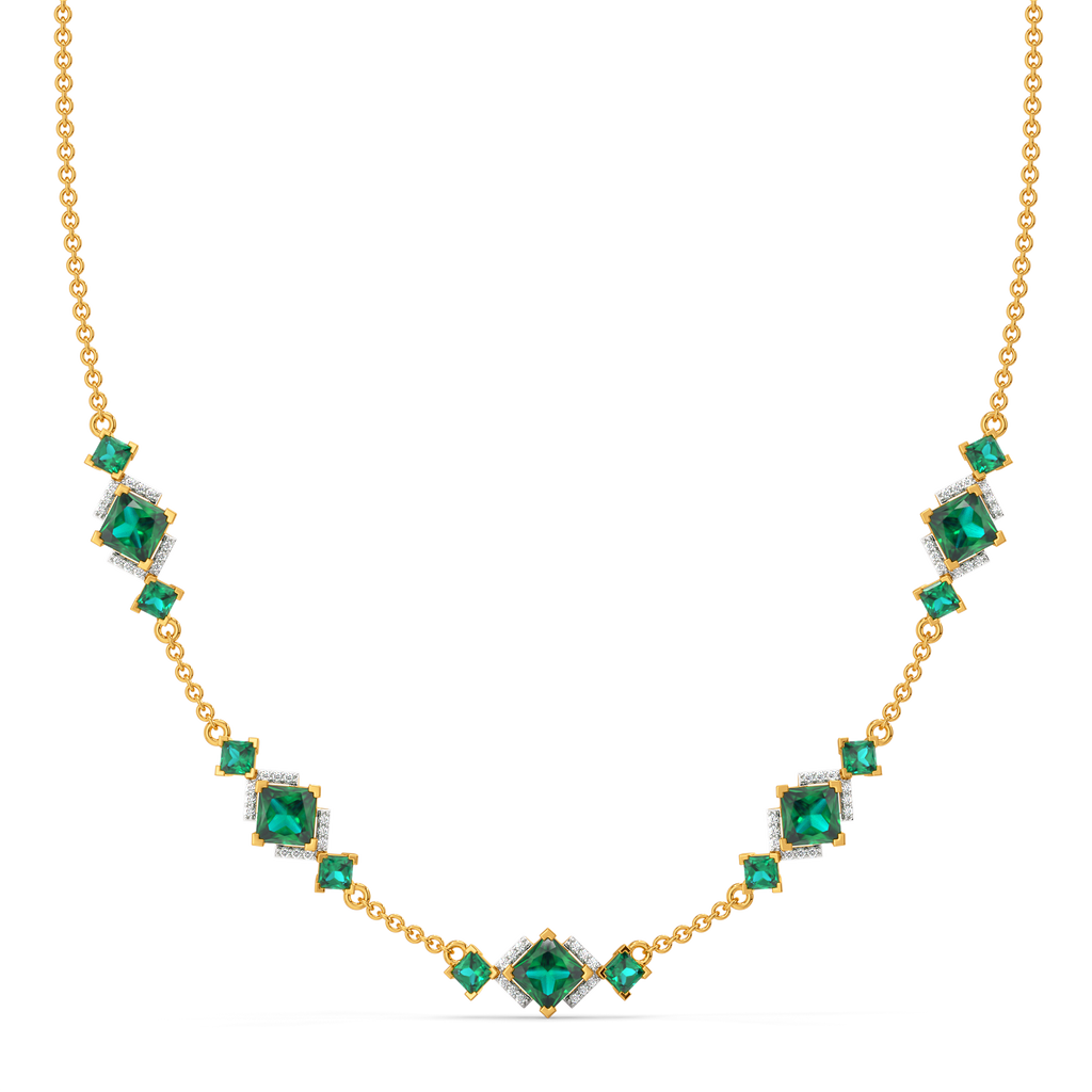 Citrusy Gemstone Necklaces