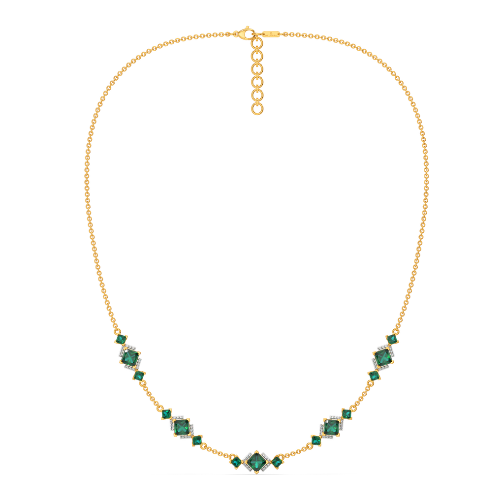 Citrusy Gemstone Necklaces