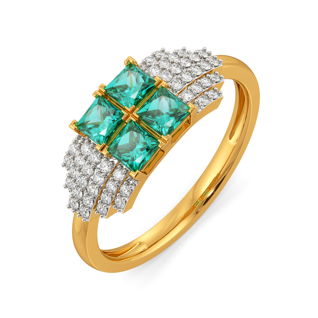 So Very Dewy Gemstone Rings