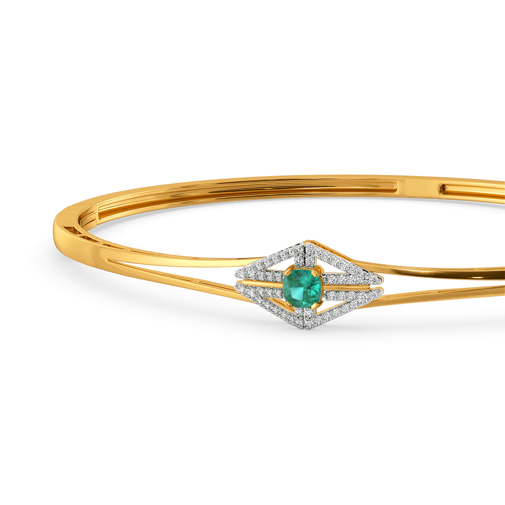 Green Revival Gemstone Bangles