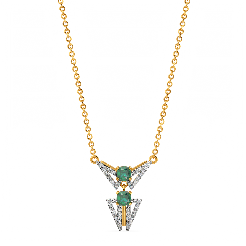Green Revival Gemstone Necklaces
