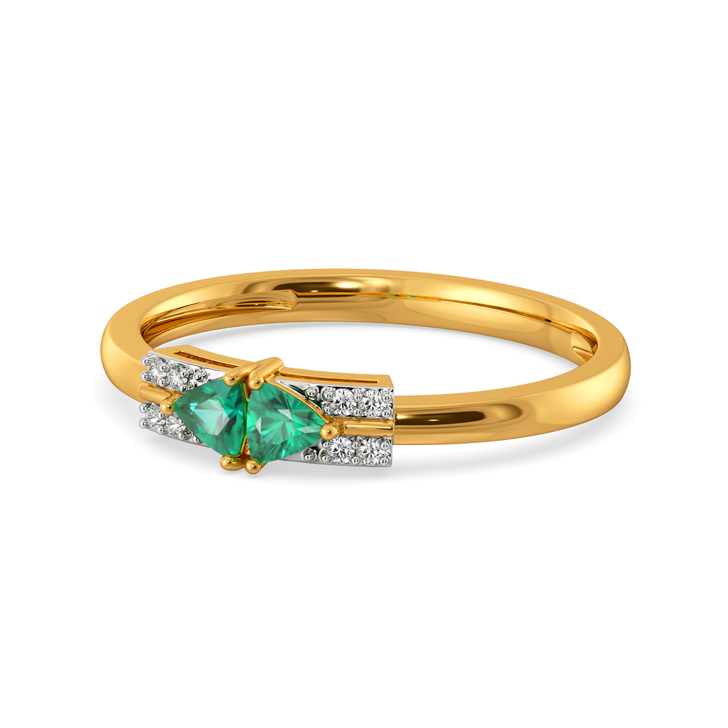 Vibrant Green Gemstone Rings alternate view 2