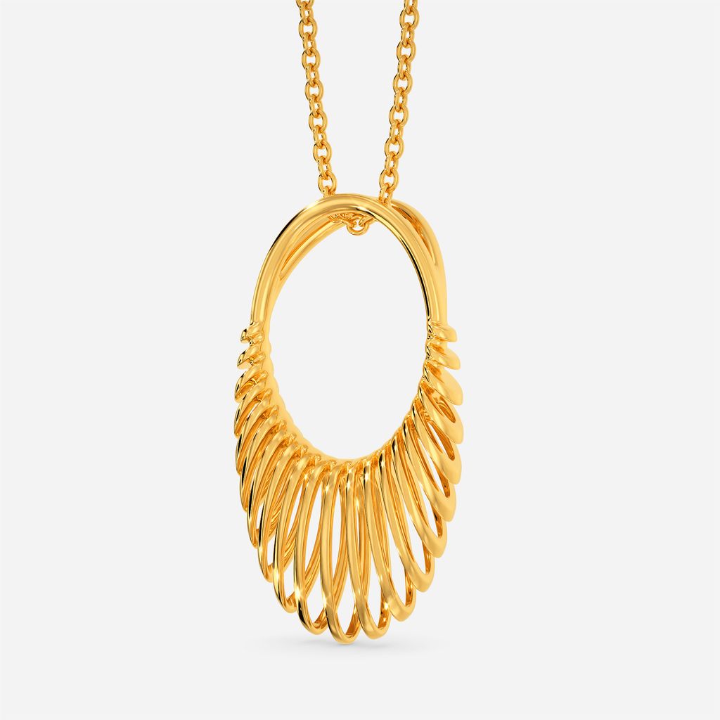 Puffer Up Gold Pendants