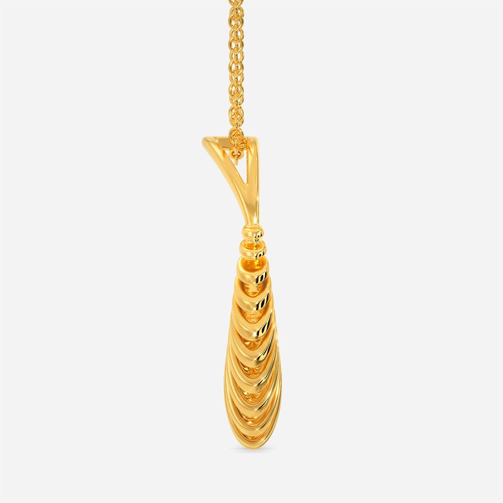 Puffer Up Gold Pendants