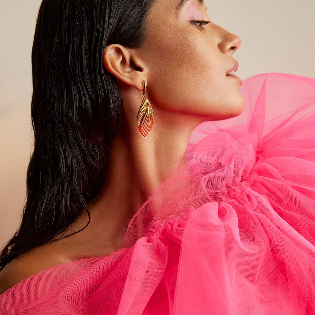 Layer A Bunch Gold Earrings