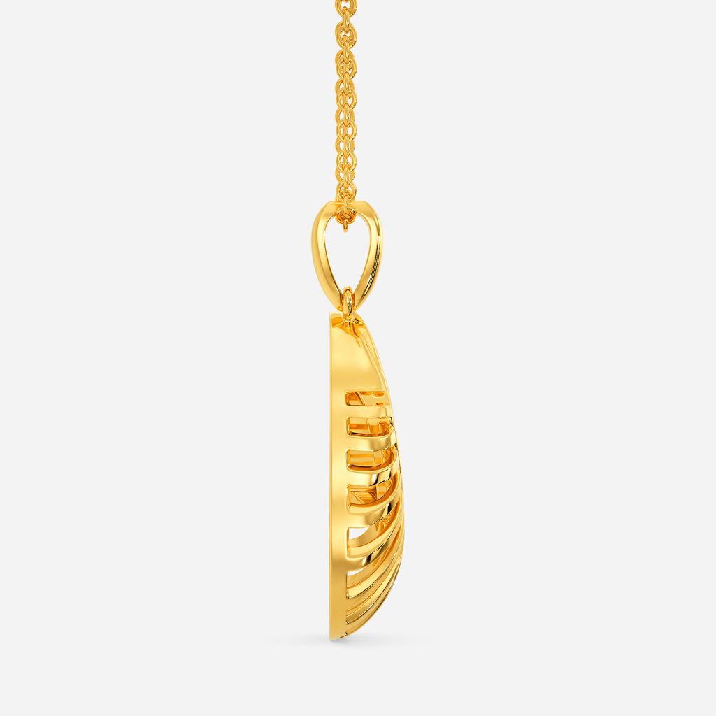 XXL Twirl Gold Pendants