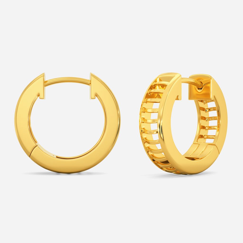 Fantastical Swirl Gold Earrings
