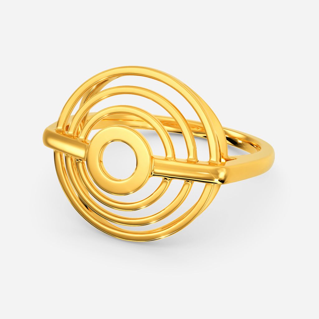 Crino Layers Gold Rings alternate view 2
