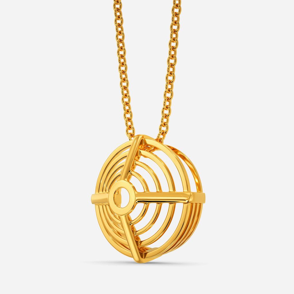 Crino Layers Gold Pendants