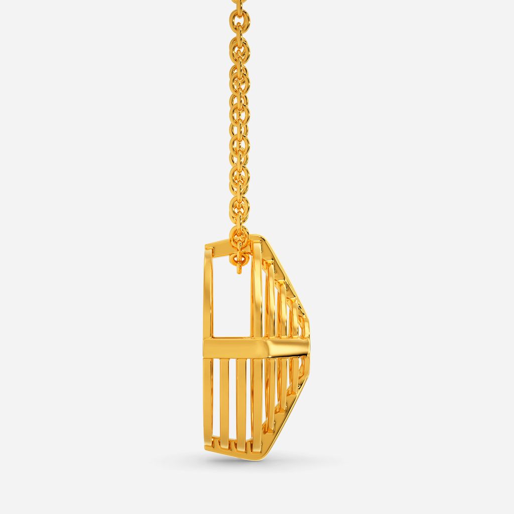 Crino Layers Gold Pendants