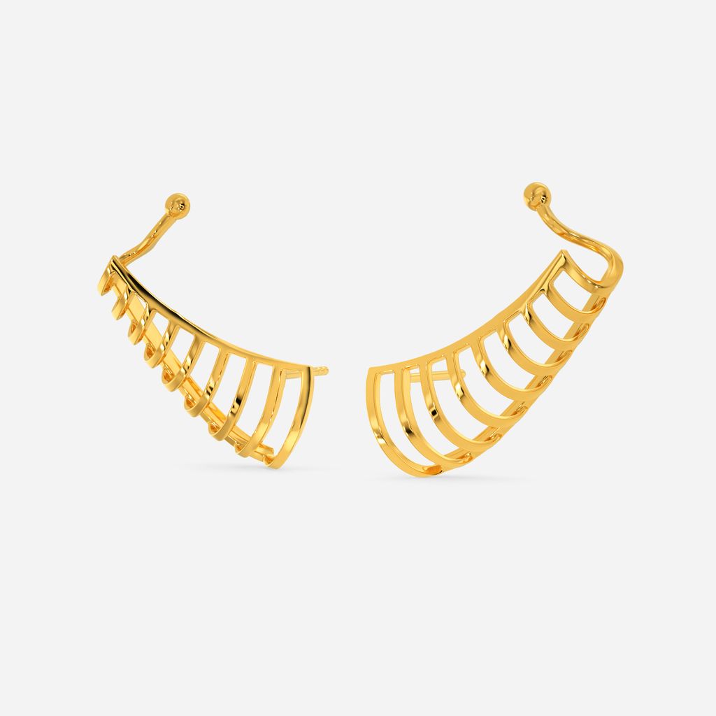 Max Mantra Gold Earrings