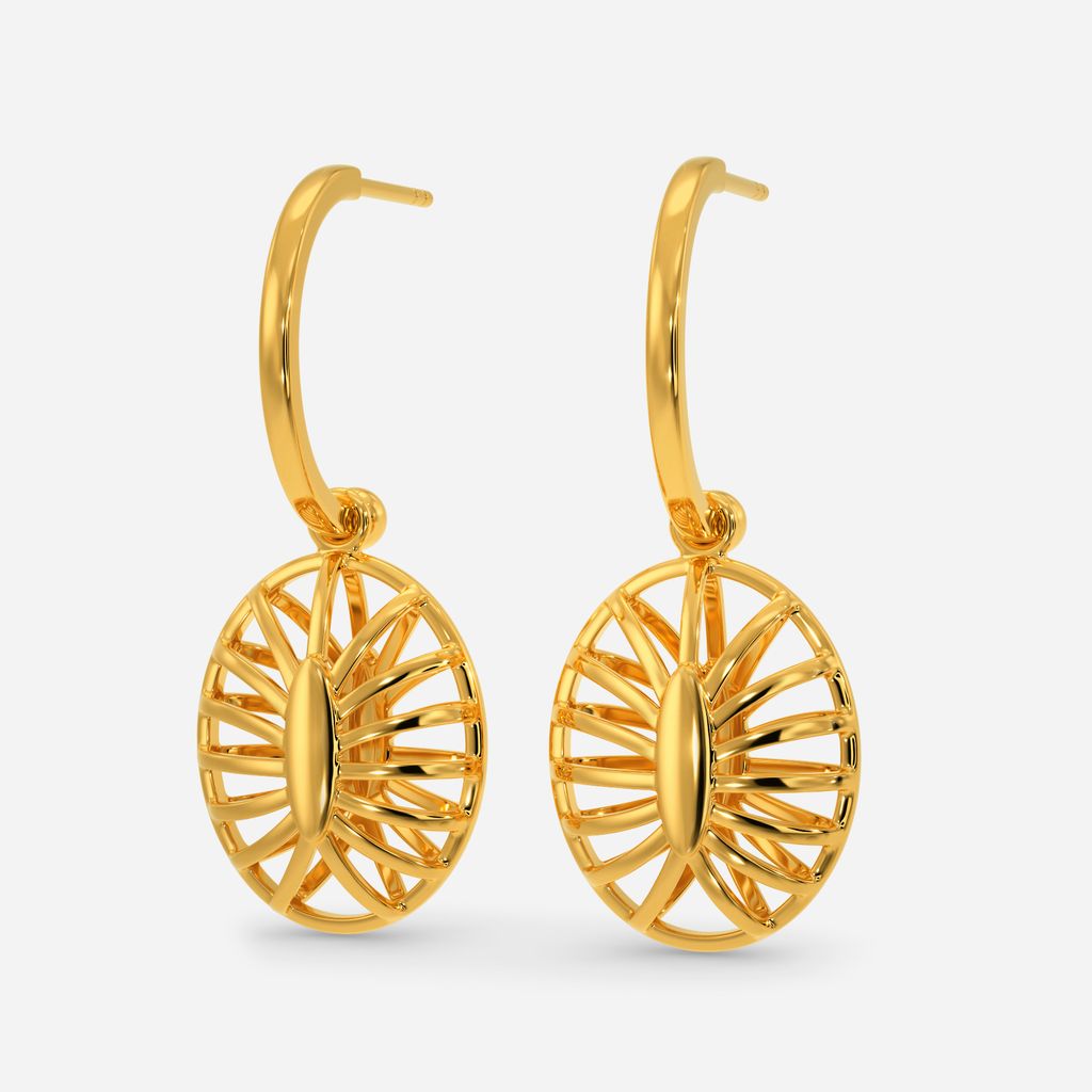 Puffer Escape Gold Earrings