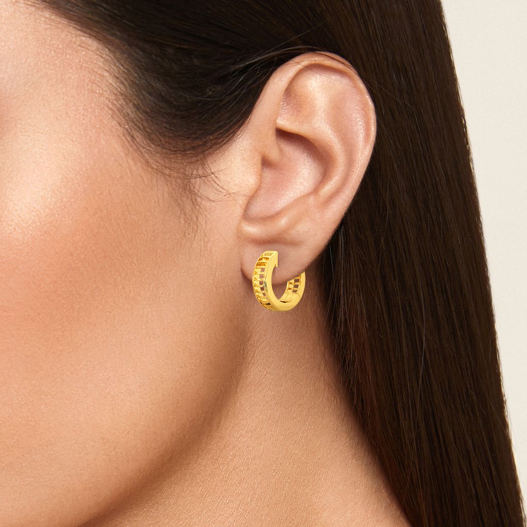 Fantastical Swirl Gold Earrings