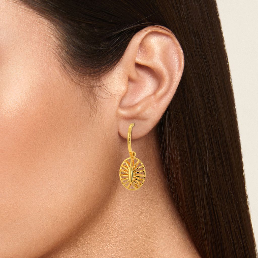 Puffer Escape Gold Earrings