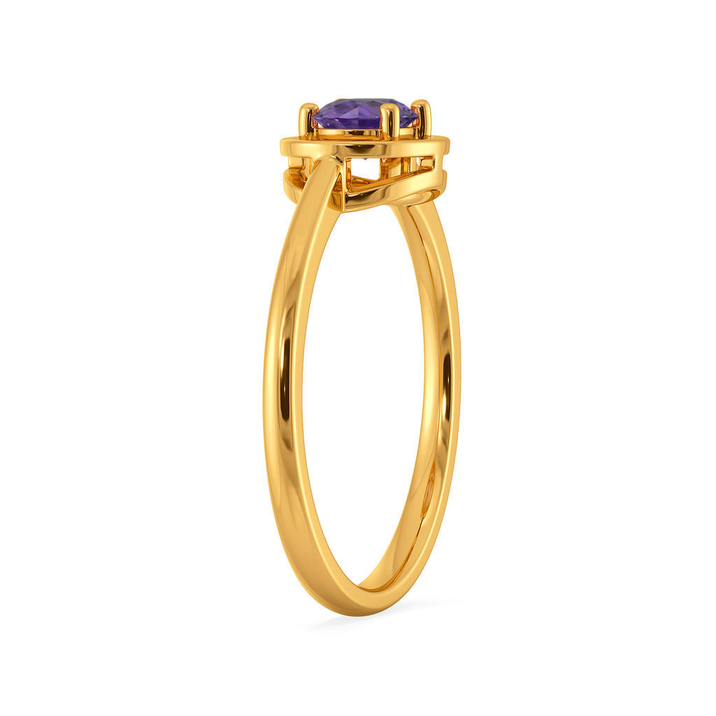Pretty in Purple Gemstone Rings image
