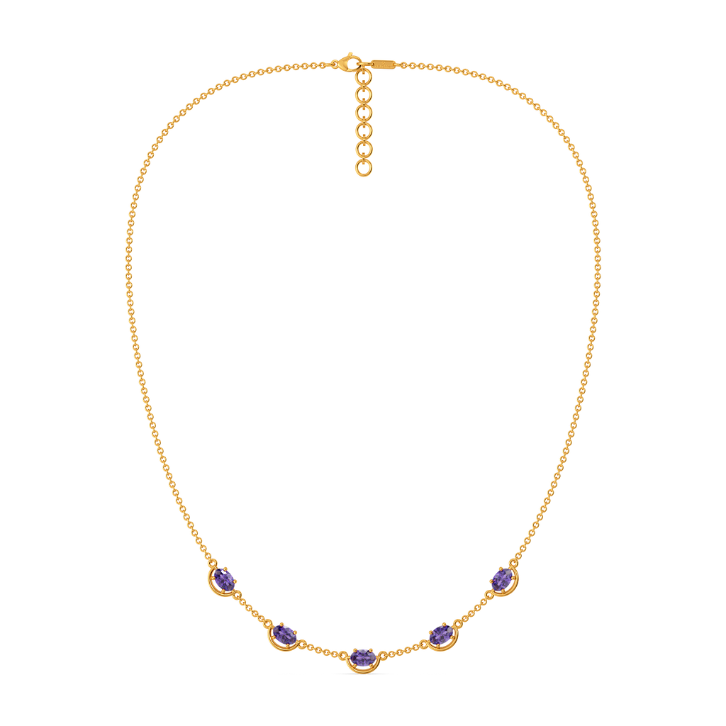 Pretty in Purple Gemstone Necklaces