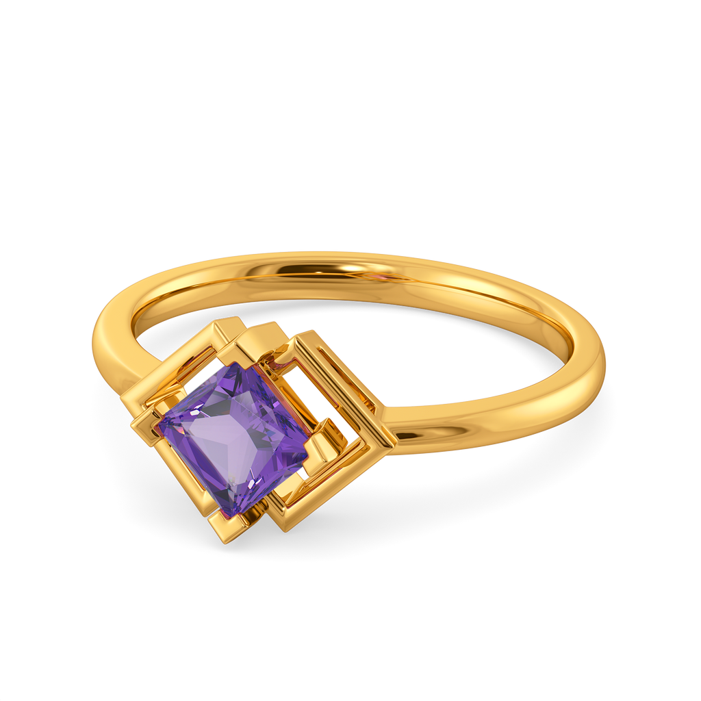 Amethyst Girl Gemstone Rings alternate view 2
