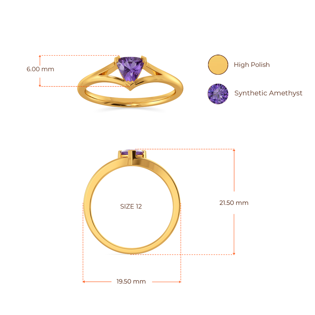 Purple Hues Gemstone Rings image