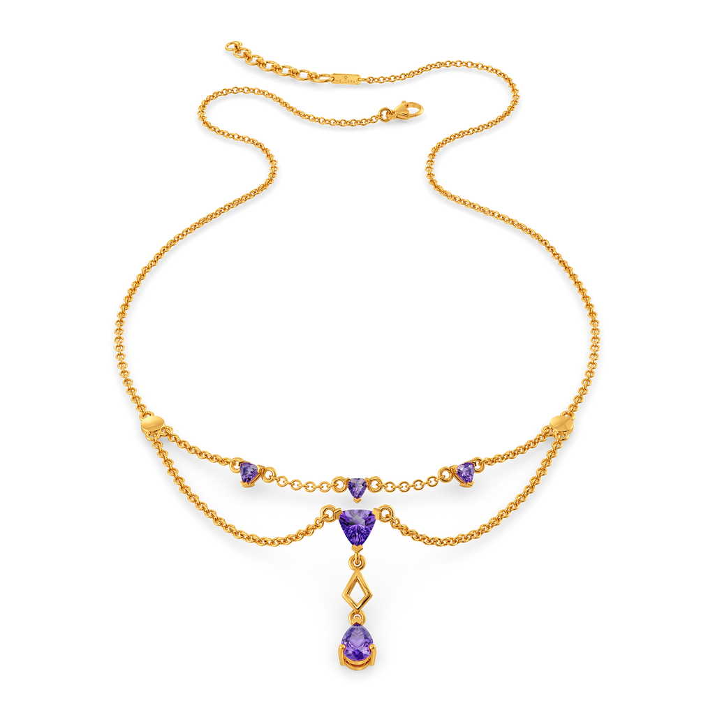 Purple Hues Gemstone Necklaces