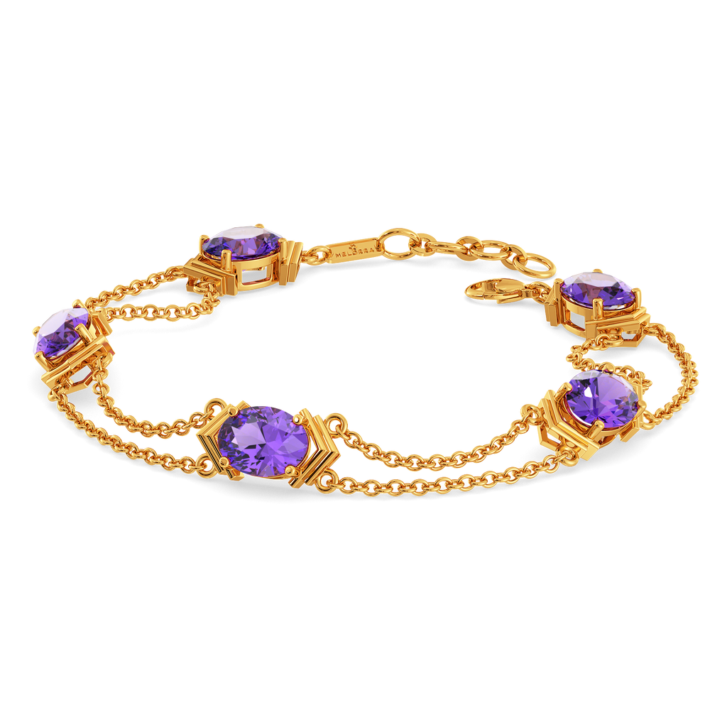 Amethyst Aura Gemstone Bracelets
