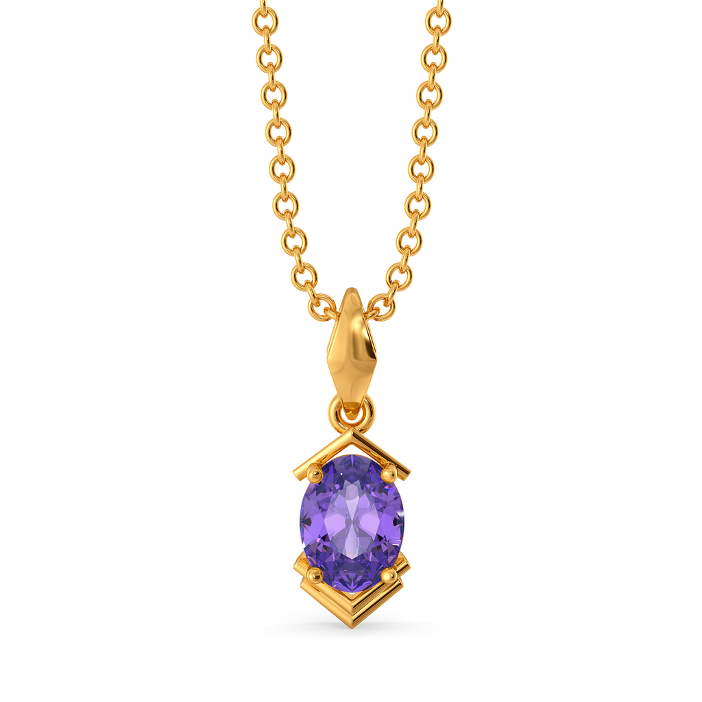 Amethyst Aura Gemstone Pendants