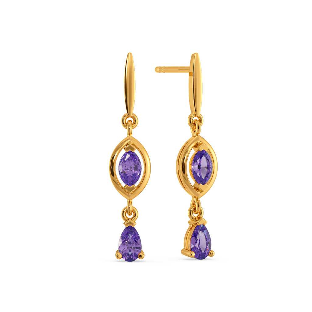 Purple Dreams Gemstone Earrings