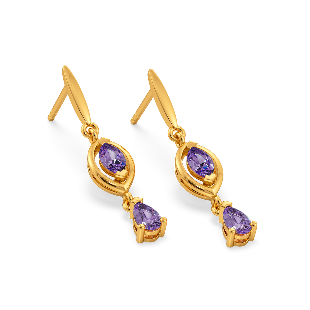 Purple Dreams Gemstone Earrings