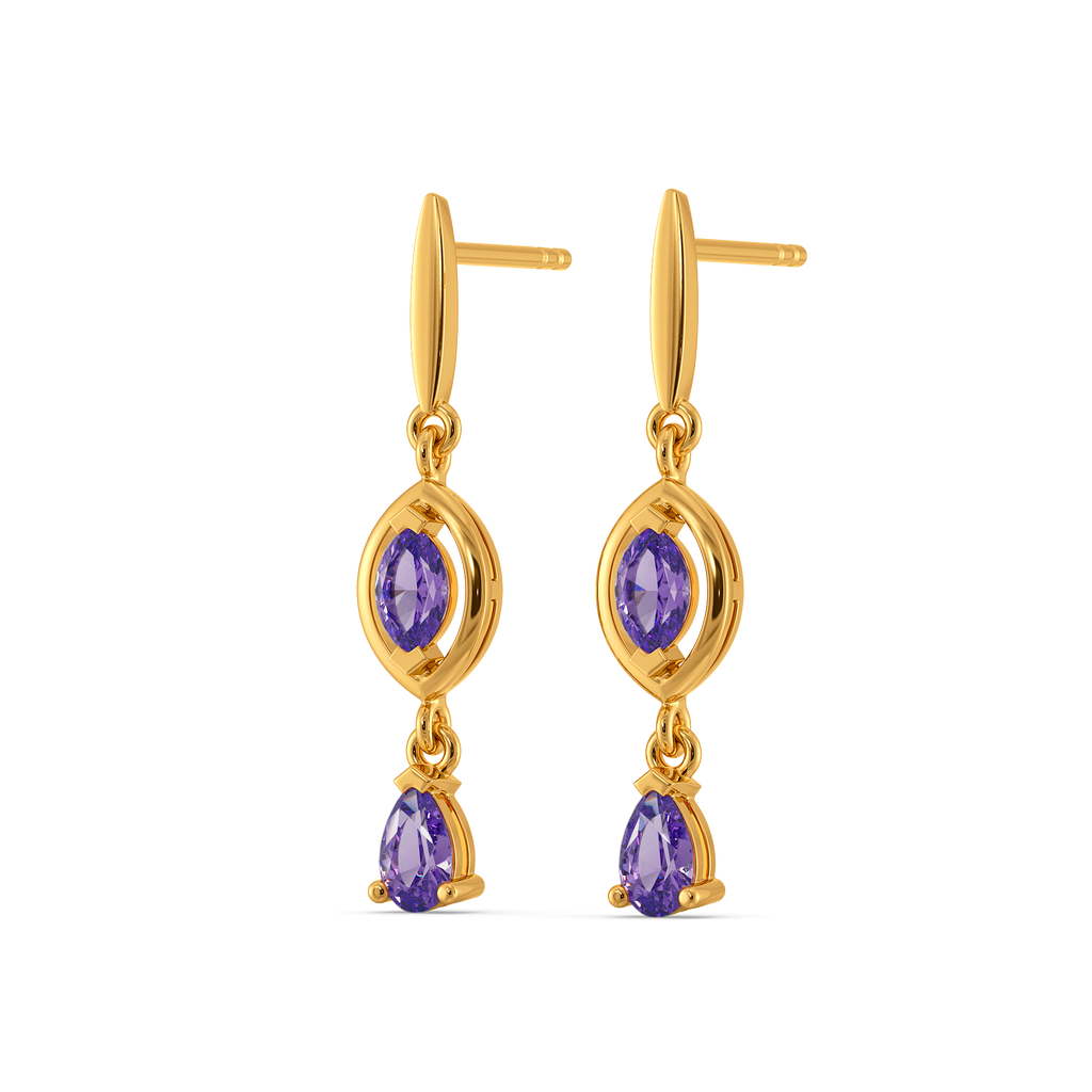 Purple Dreams Gemstone Earrings