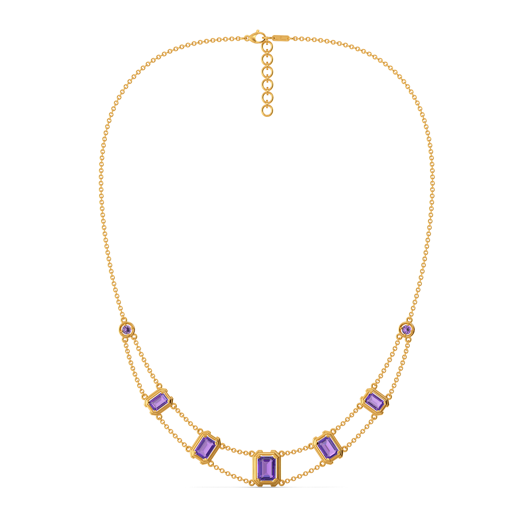 Power in Purple Gemstone Necklaces