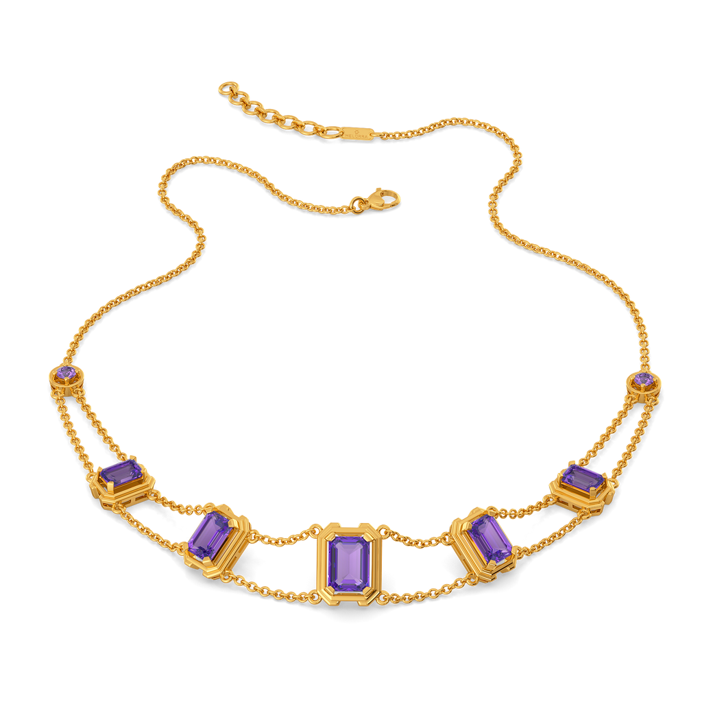 Power in Purple Gemstone Necklaces