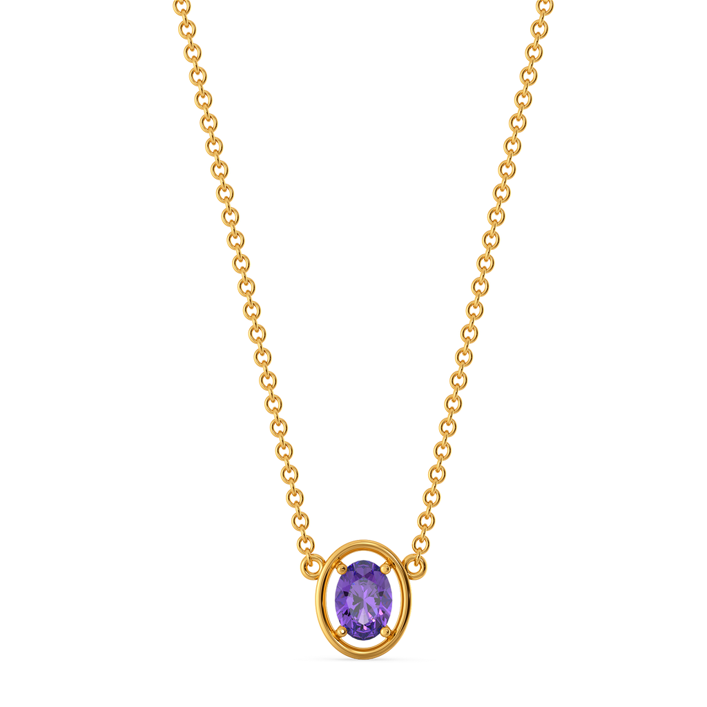 Dripping in Purple Gemstone Necklaces