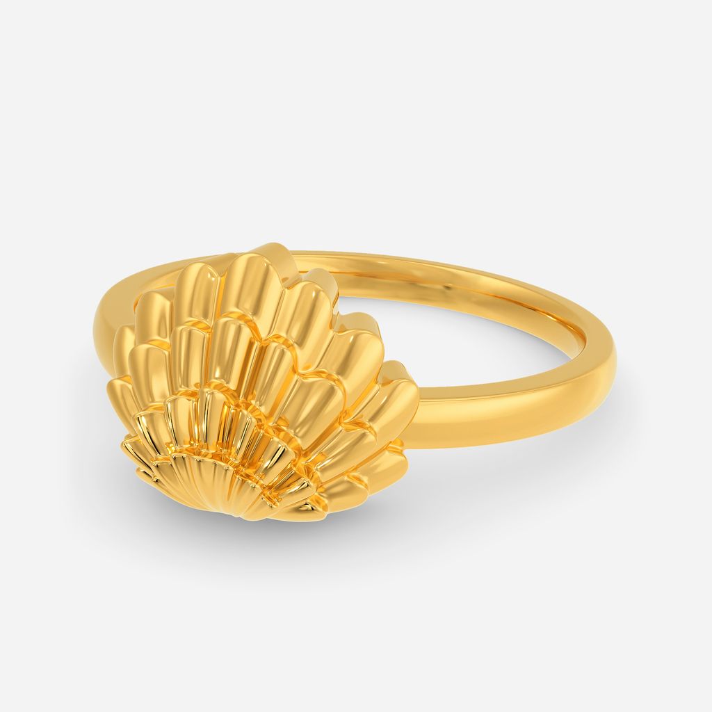 Shell Muse Gold Rings alternate view 3
