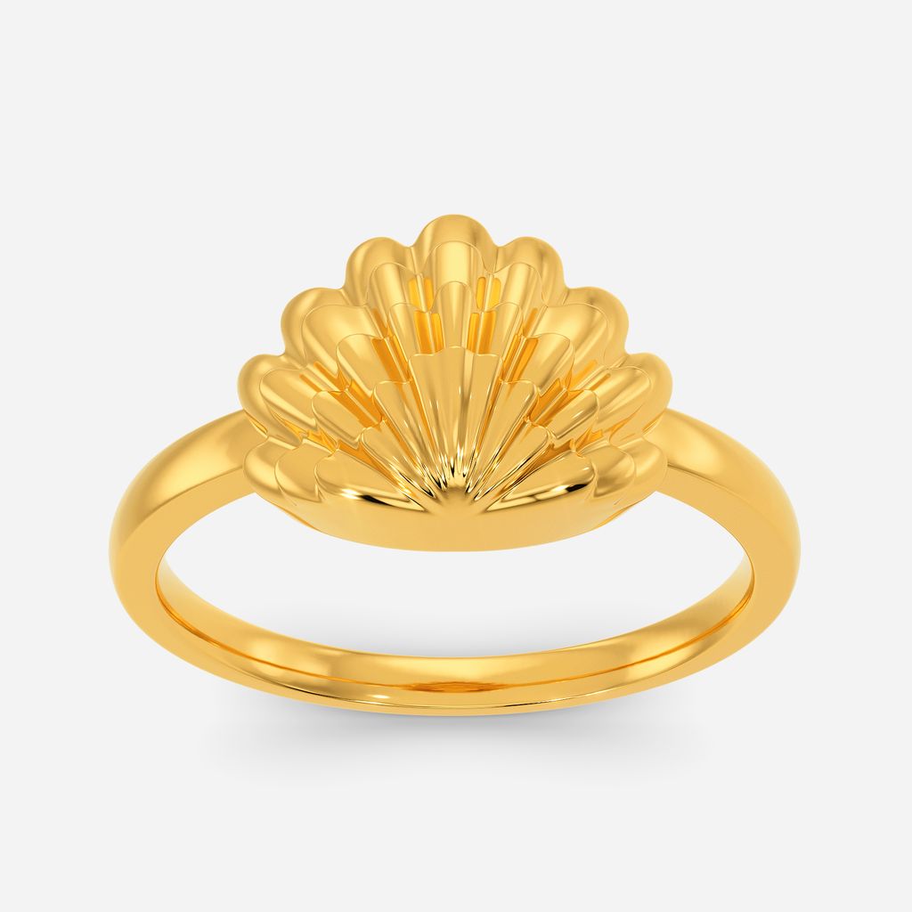 Shell Muse Gold Rings image