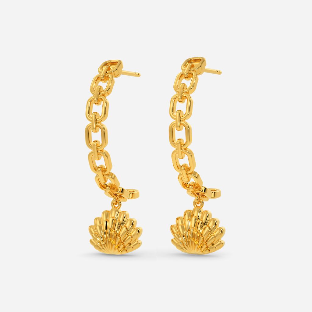 Shell Muse Gold Earrings