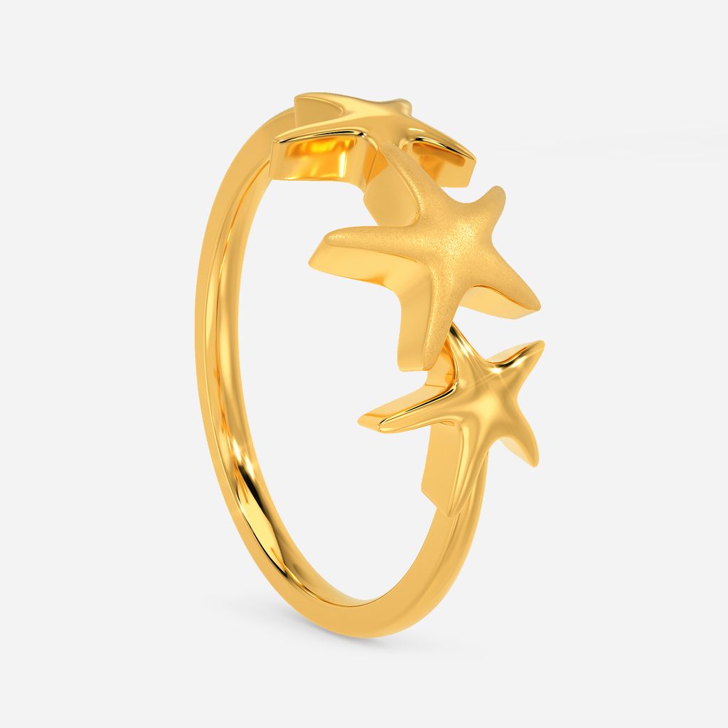 Sea Star Gold Rings image