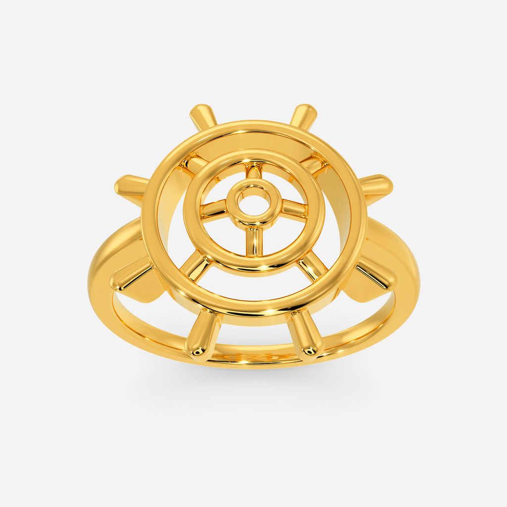 Wheels of Joy Gold Rings alternate view 3