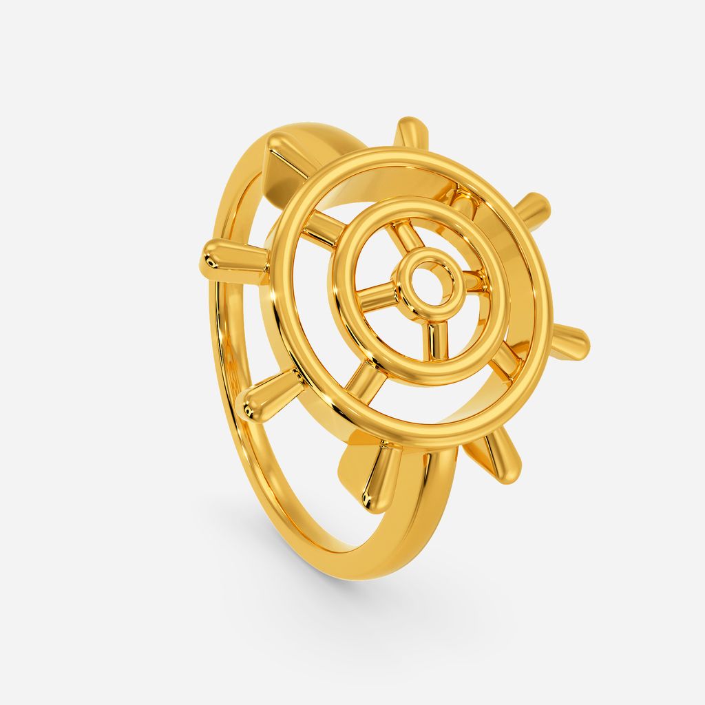 Wheels of Joy Gold Rings image